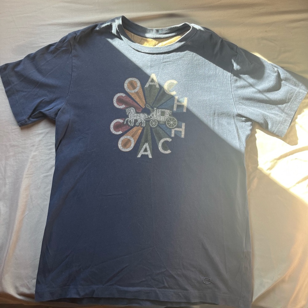 Navy unisex M Coach shirt